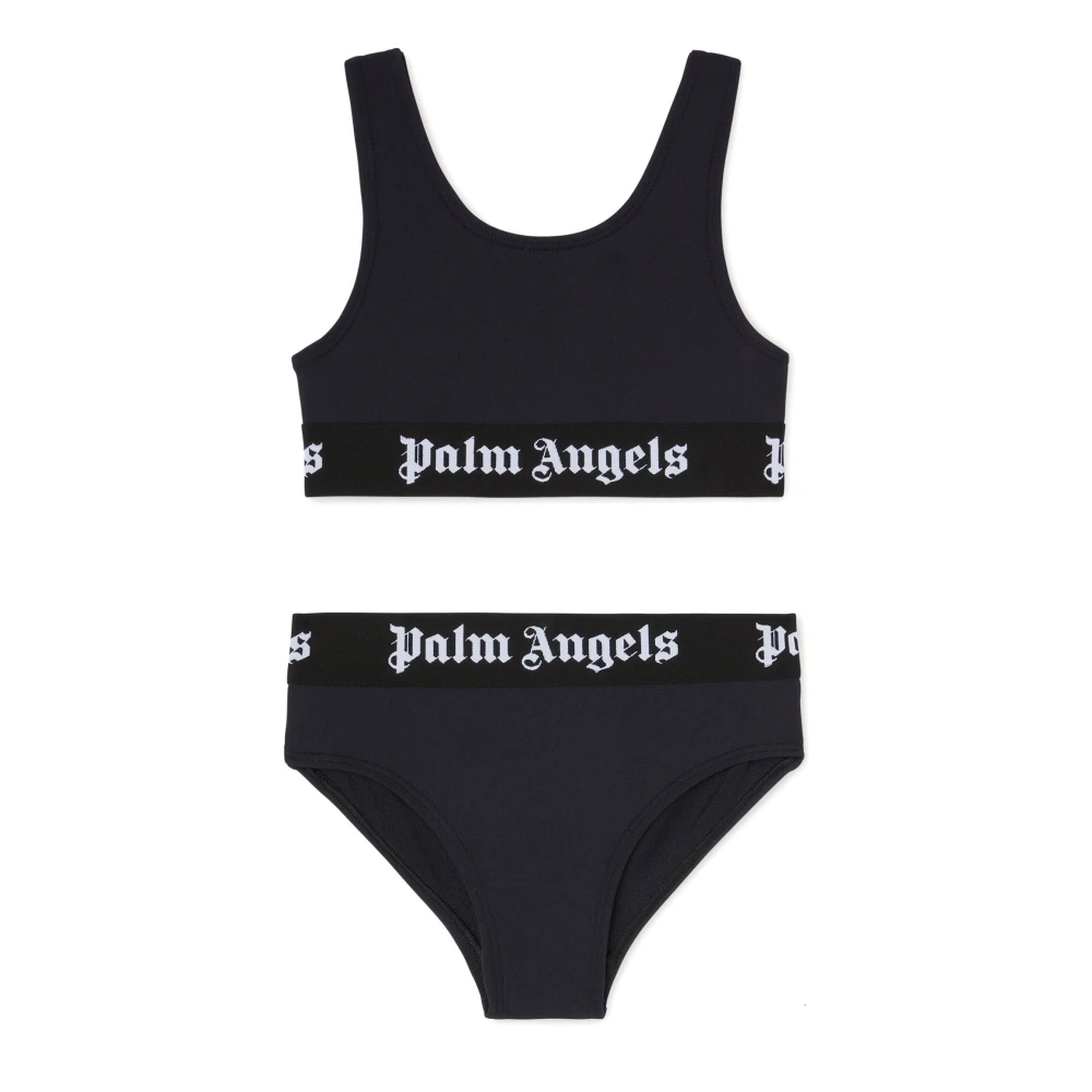 Palm Angels Svart Bikini Set Black, Flicka