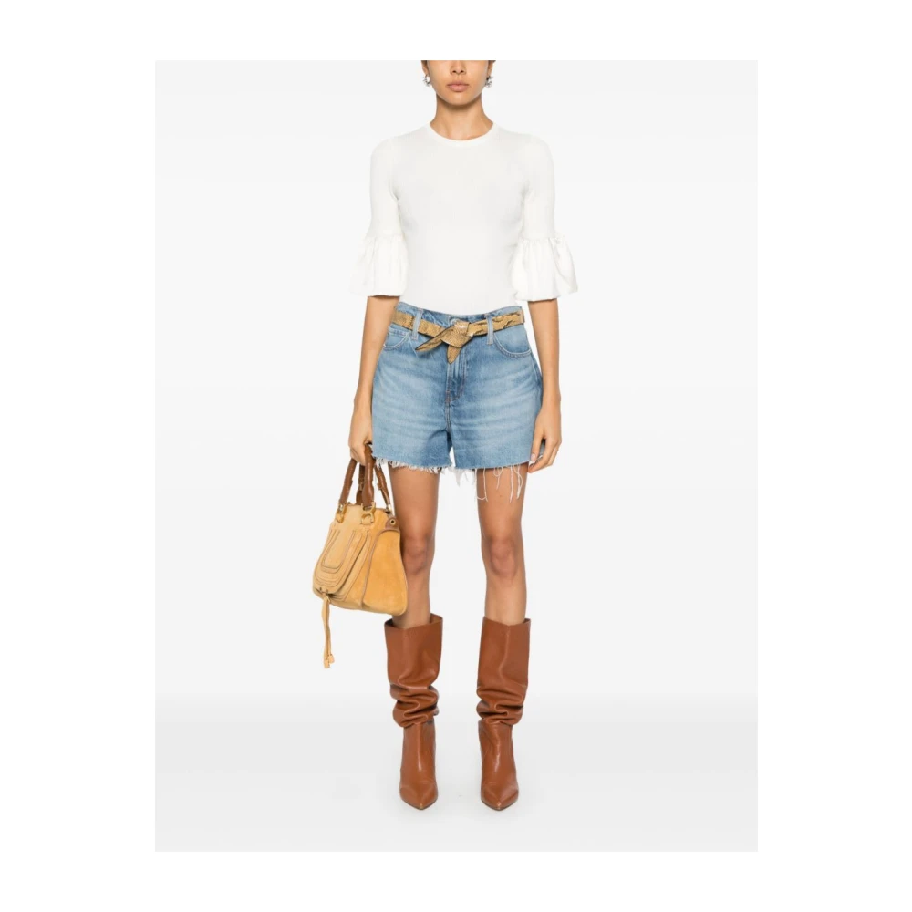Twinset Witte Gebreide Top White Dames