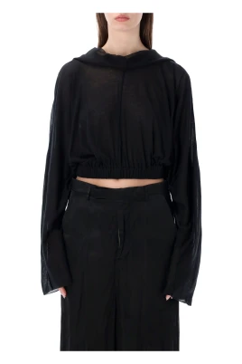 Cropped Hooded Tunic