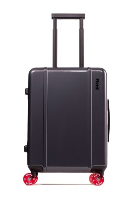grey-hard-shell-suitcase-with-telescopic-handle