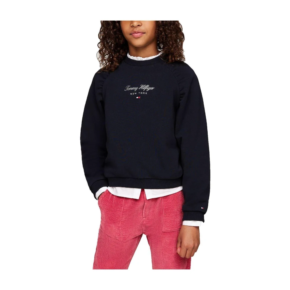 Tommy Hilfiger Navy NYC Foil Sweatshirt Blue Dames