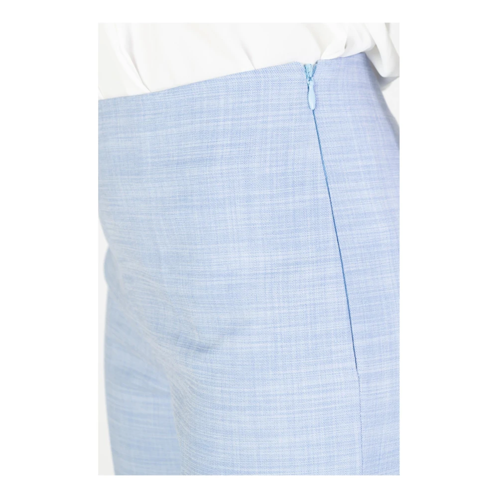 Sandro Ferrone Lichtblauwe ritsbroek Blue Dames