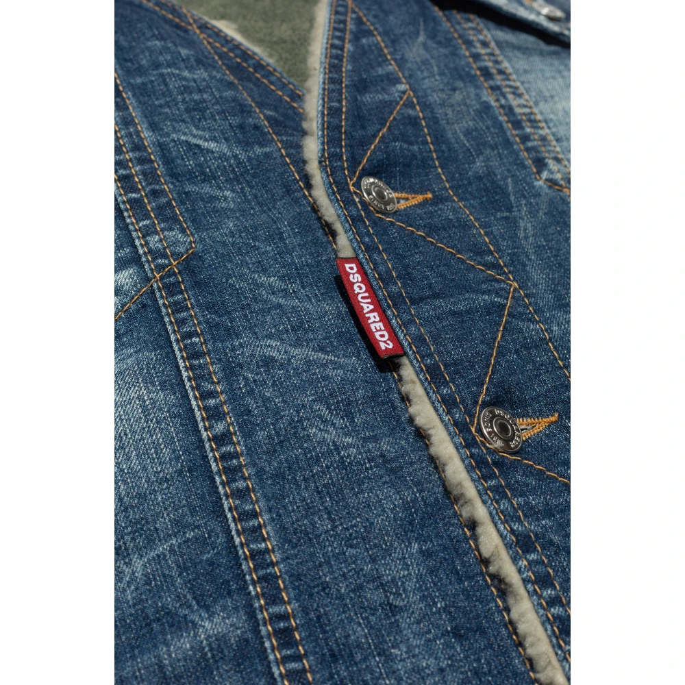 Dsquared2 Hoodie Blue Heren