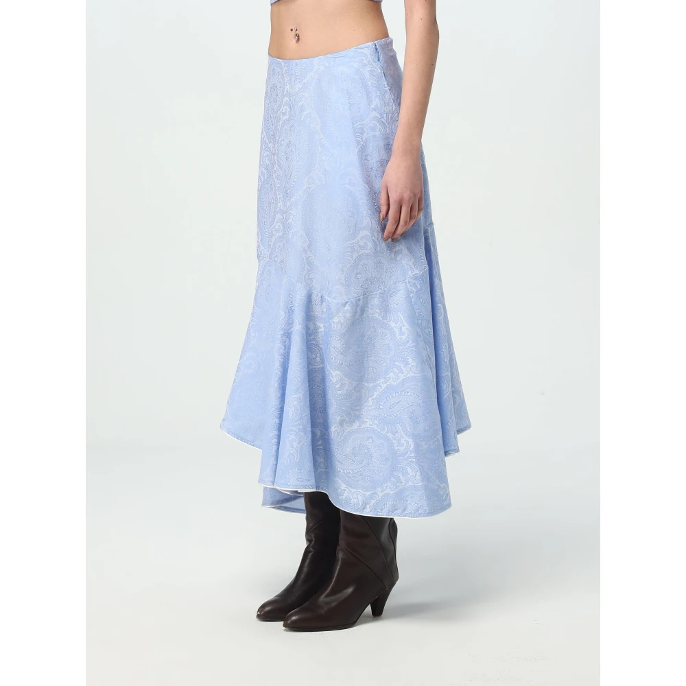 ETRO Mini Rok in Trendy Stijl Blue Dames