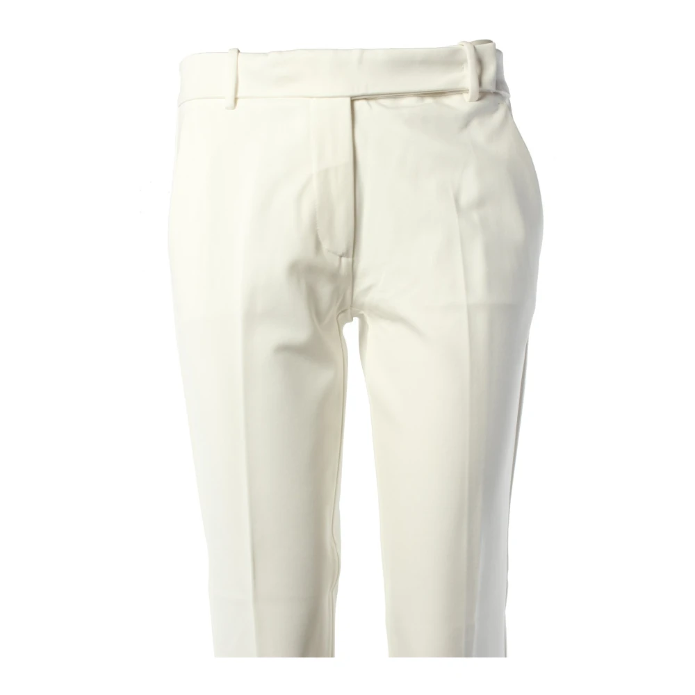 pinko Witte Pantalon met Elastaan White Dames