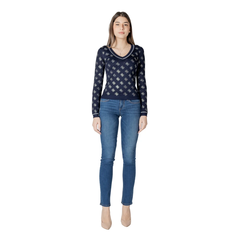 Guess Elegante veelzijdige dames trui Blue Dames