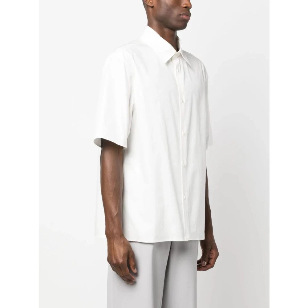 The Row Oversized korte mouwen shirt White Heren