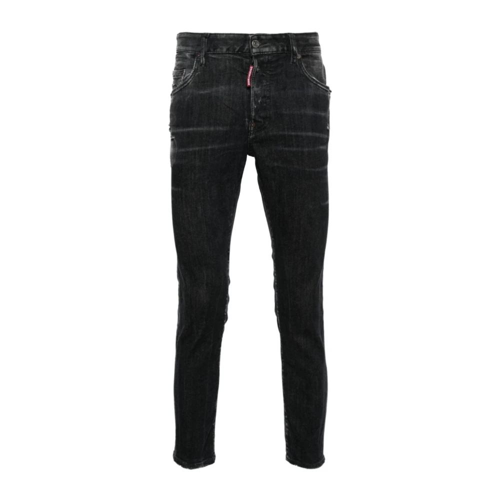 Dsquared2 Pantalon 5 Zakken Jeans Black Heren