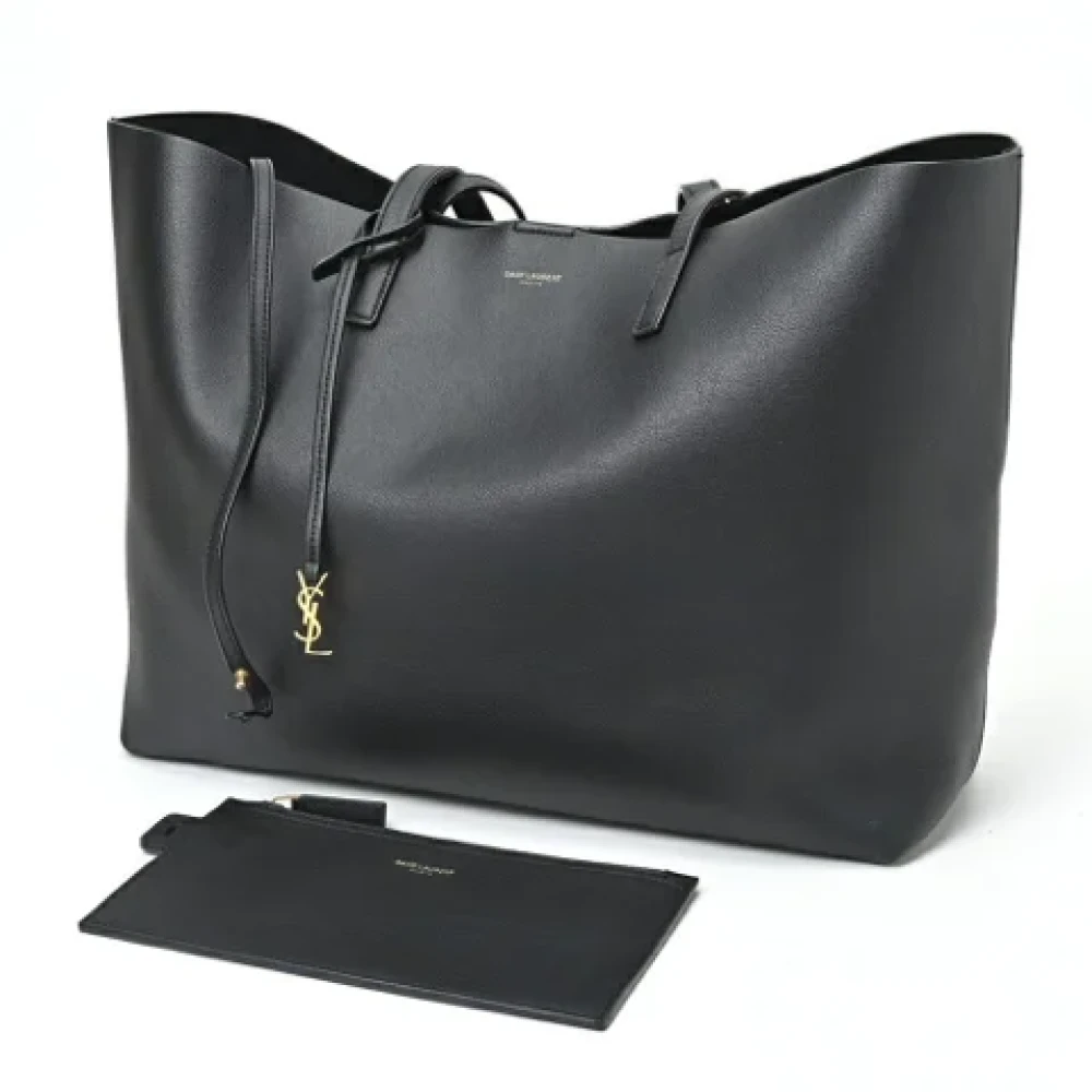 Yves Saint Laurent Vintage Pre-owned Leather totes Black Dames
