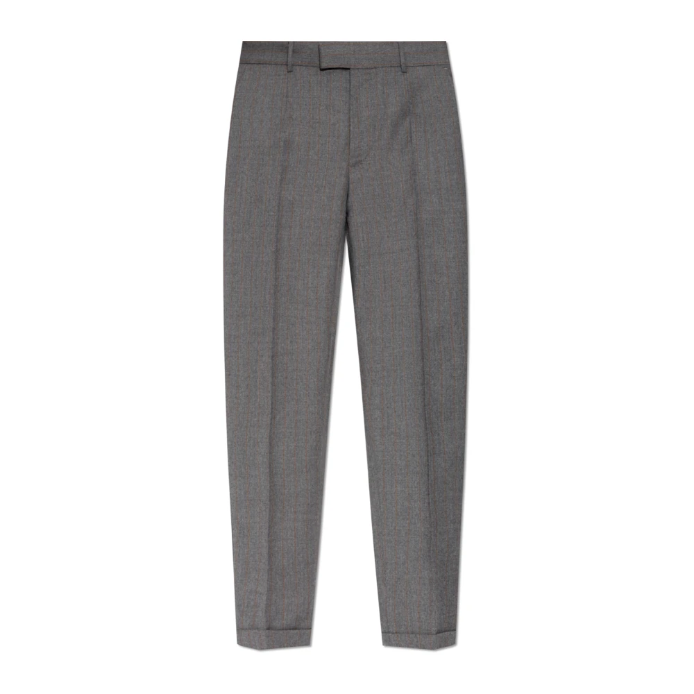 Dolce & Gabbana Hombre Gris - Pantalones De Lana - Trousers - S