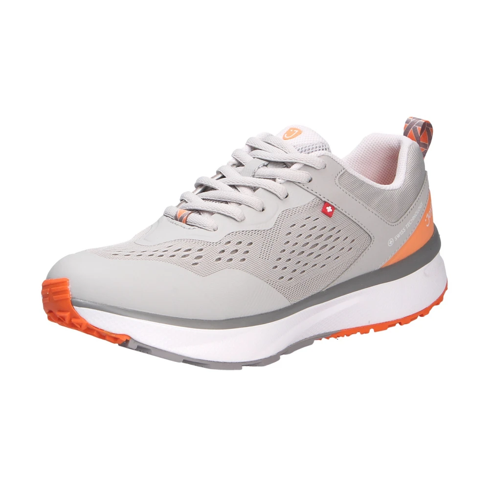 Joya Lichtgrijze Comfort Schoen met Ortholite Ondersteuning Dames Schoenen Grijs