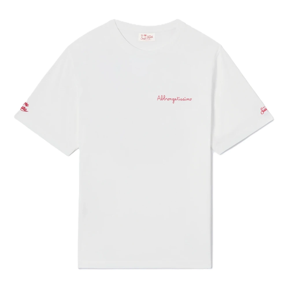 Mc2 Saint Barth Portofino T-Shirt - Male - T-Shirts - White - L - Tops