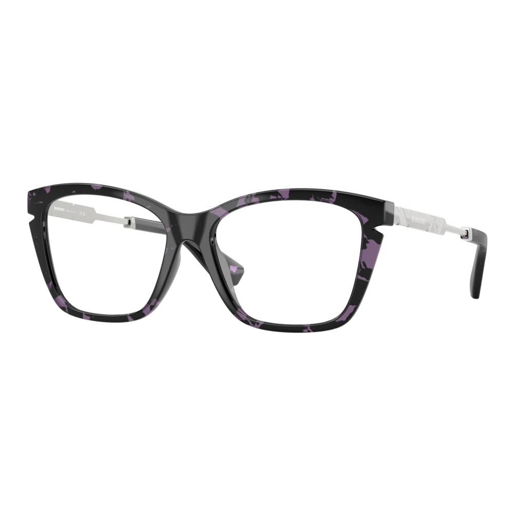 Burberry Women's Purple Glasses, 54 Mm, Fashion Eyeglasses In Blue Tortoiseshell