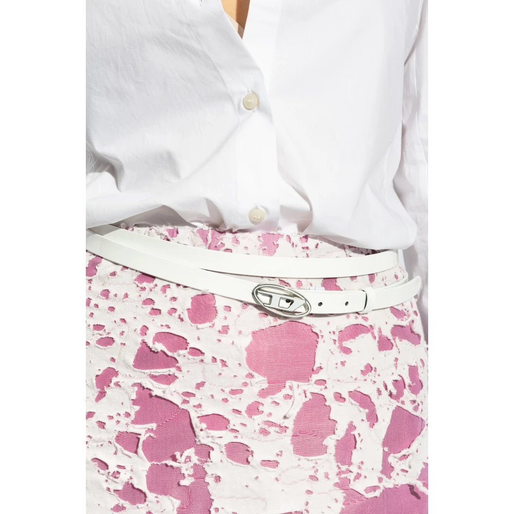 Diesel Riem `B-1Dr 15` White Dames