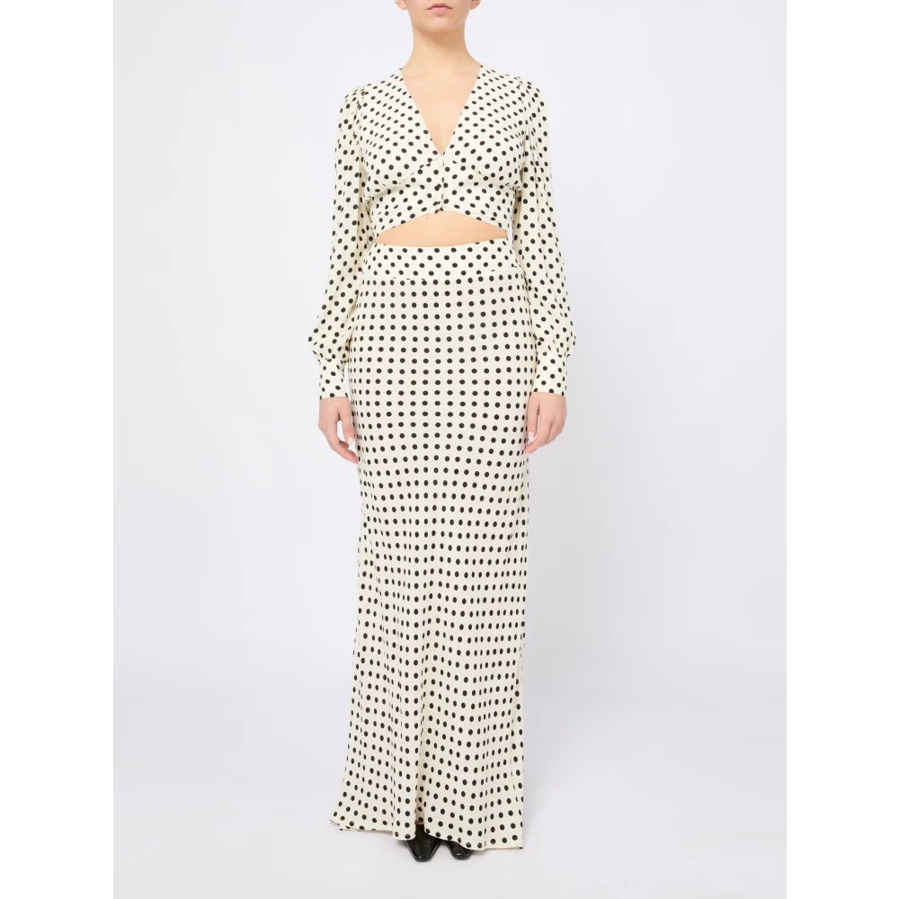 Mar De Margaritas Beige Bloemenrok Beige Dames