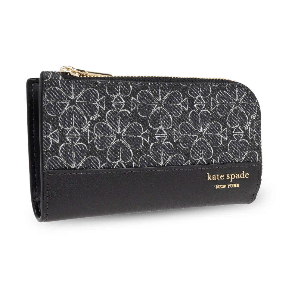 Kate Spade Portemonnee Spade Bloem Black Dames