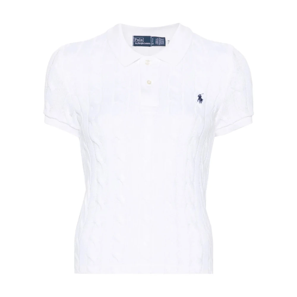 Polo Ralph Lauren Donna Bianco Top, L, New,