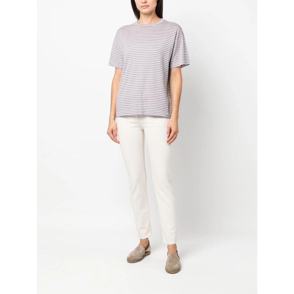 BRUNELLO CUCINELLI Witte Casual Broek White Dames