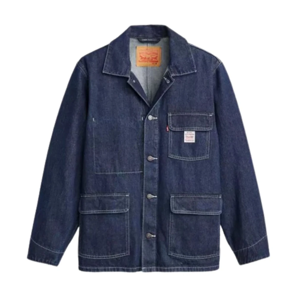Levi's JAS Mannen Broadway Enigneer Coat ME Blue Heren
