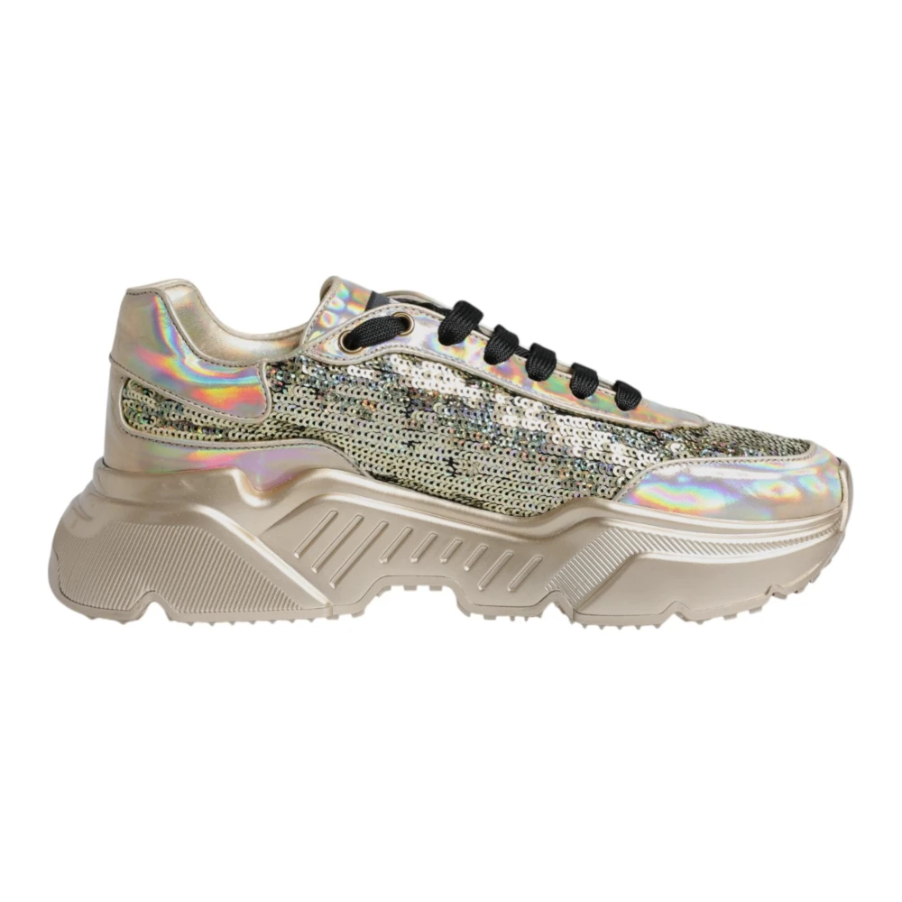 Dolce & Gabbana Women's Yellow Daymaster Sneakers
