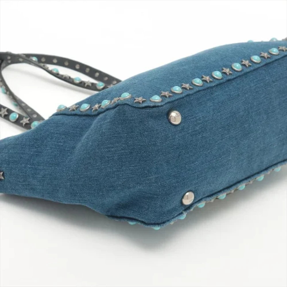 Valentino Vintage Pre-owned Denim handbags Blue Dames
