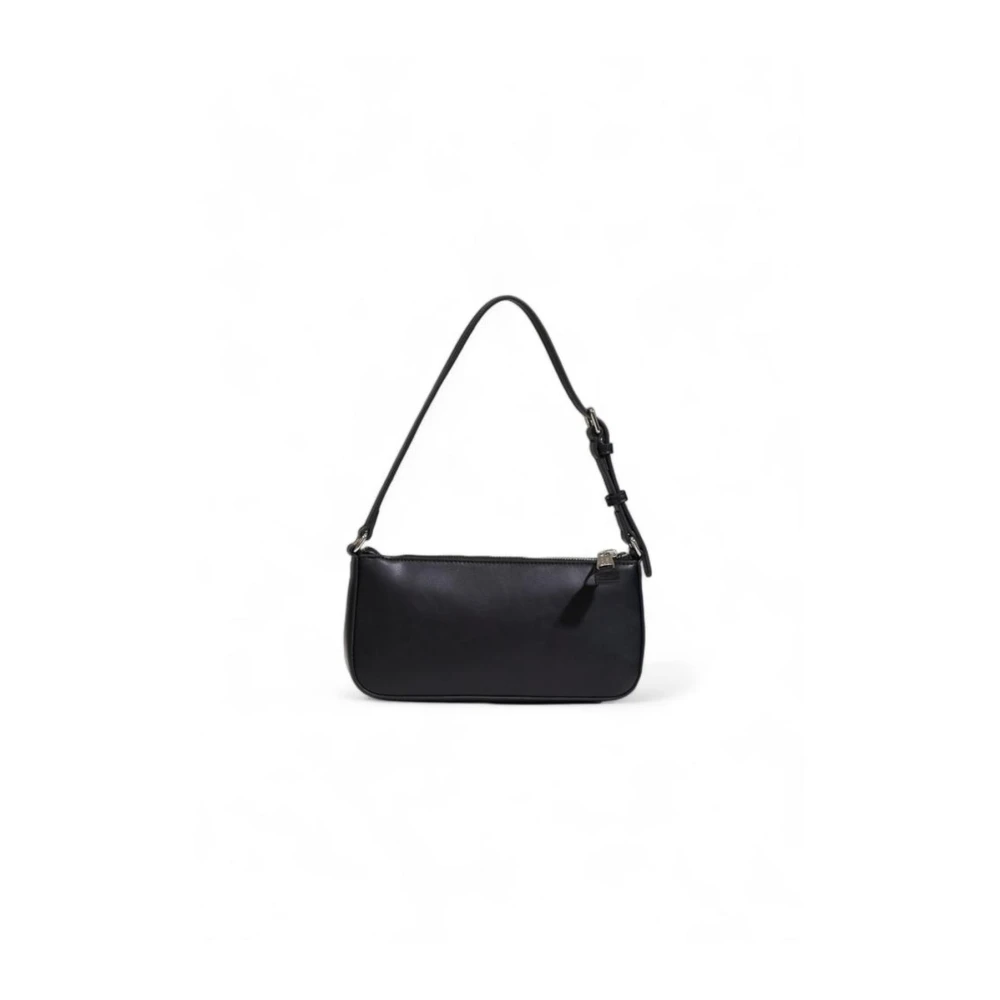 Tommy Hilfiger Stijlvolle Polyethyleen Handtas voor Vrouwen Black Dames