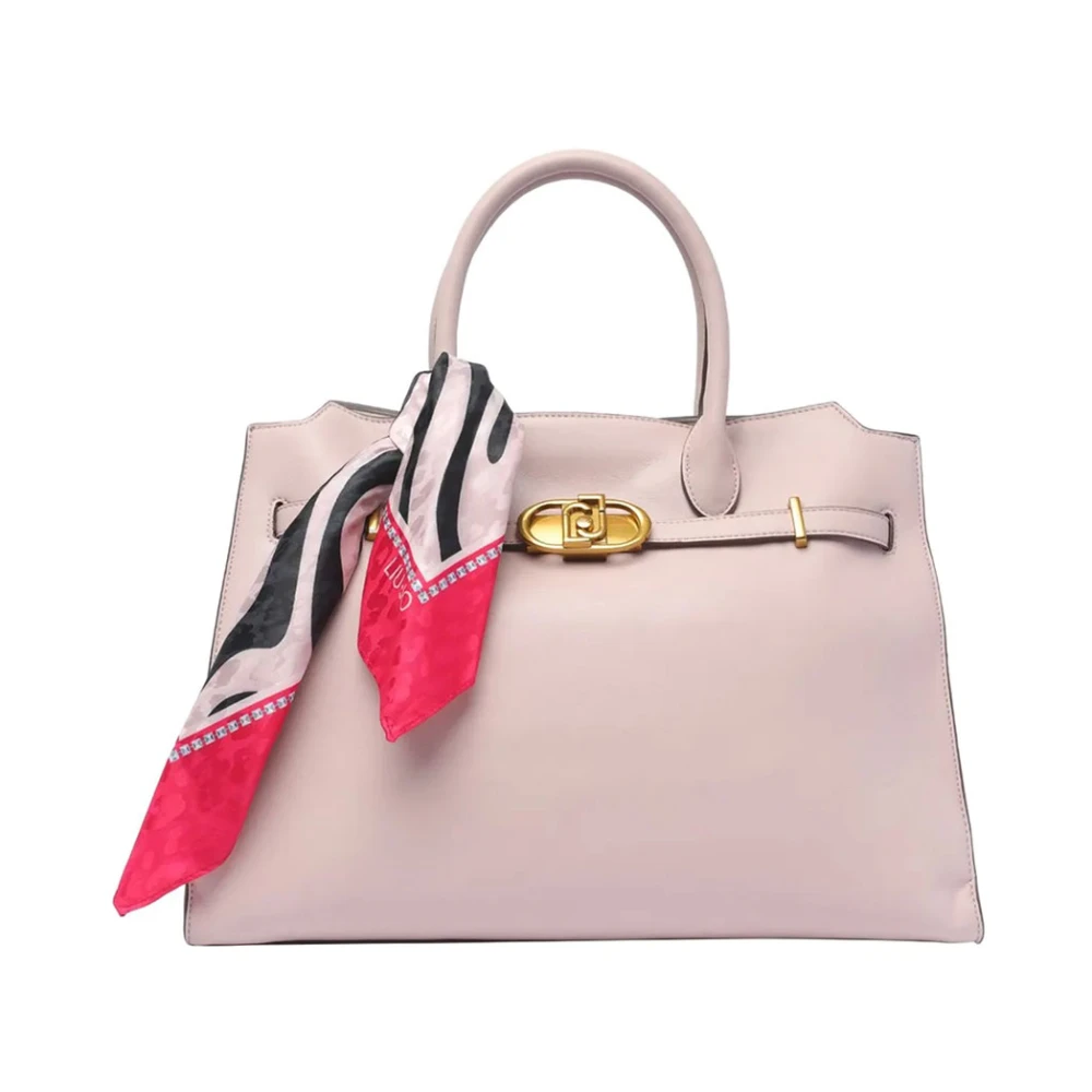 Liu Jo Roze Handtas met Sjaal Detail Pink Dames