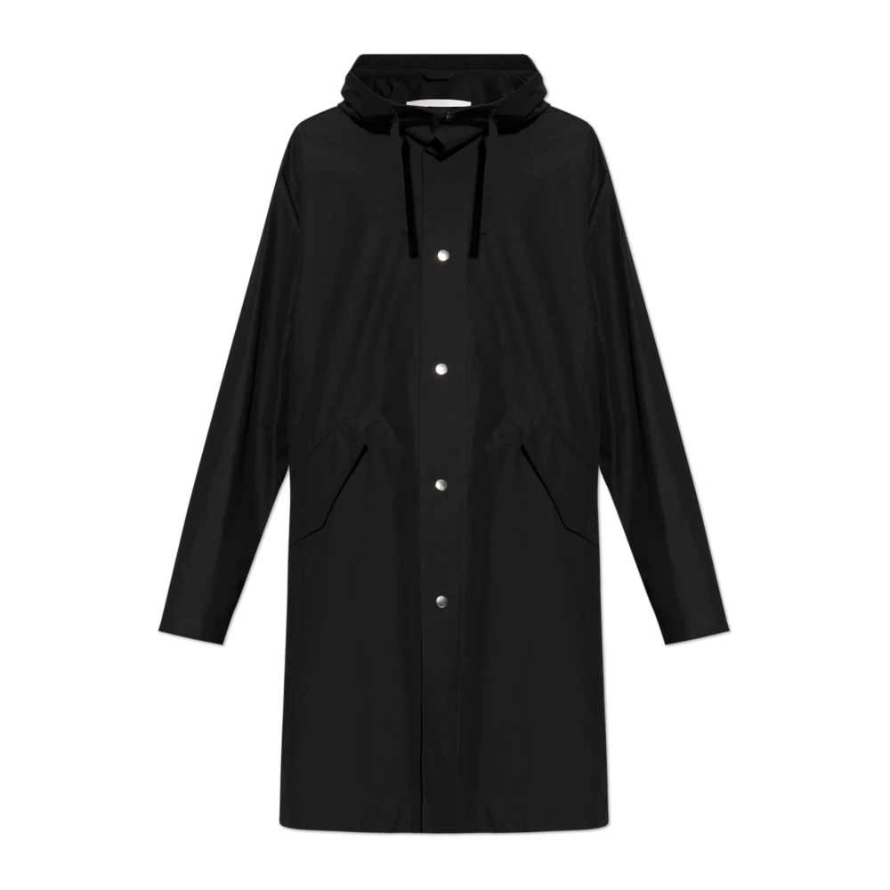 Jil Sander parka type jas Black Heren