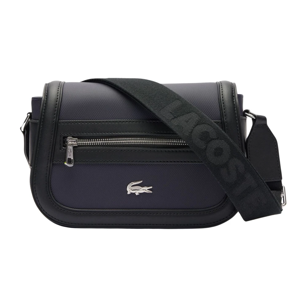 Lacoste Stijlvolle Crossbody Tas in Rood Blauw Blue Dames