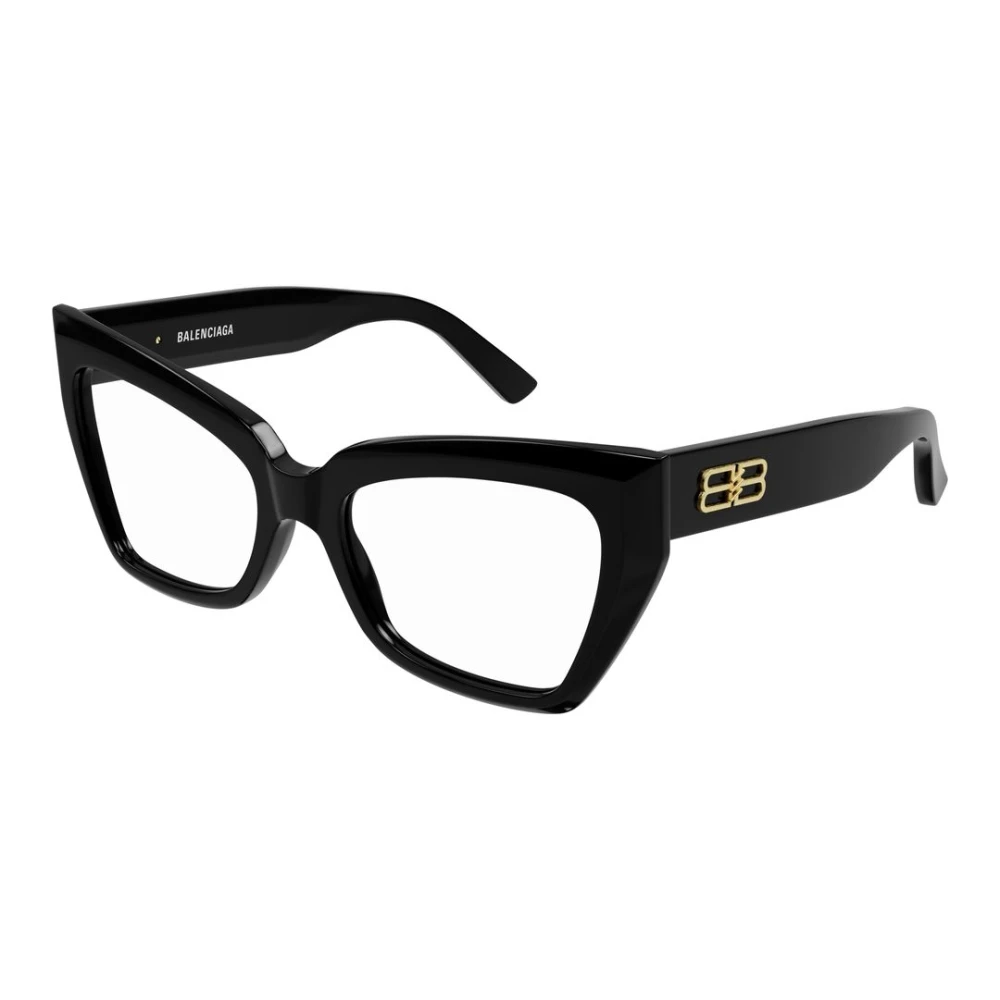 Balenciaga Unisex Black Glasses, 55 Mm, Optical Glasses