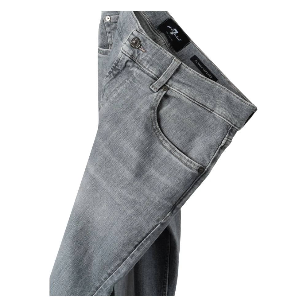 7 For All Mankind Slimmy Tapered Fit Jeans voor heren Gray Heren