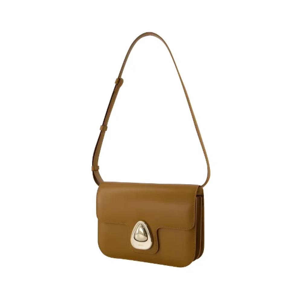A.p.c. Leather shoulder-bags Brown Dames