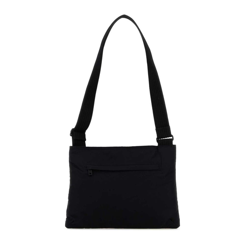 Y-3 Zwarte Fabric Crossbody Sacoche Tas Black Heren