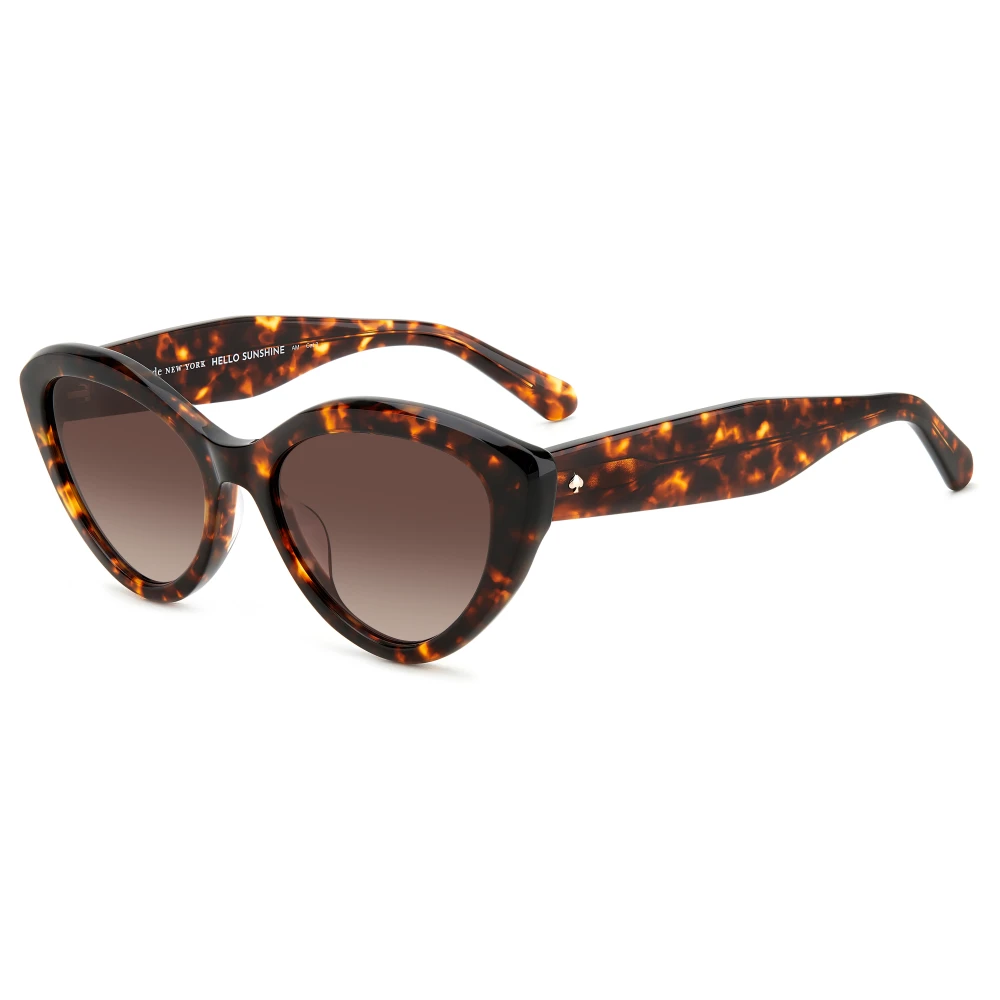 Kate Spade Women's Brown Juni/G/S Sunglasses In Havana/ Shaded