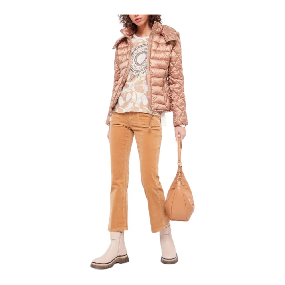 Gaudi Korte Pufferjas Brown Dames