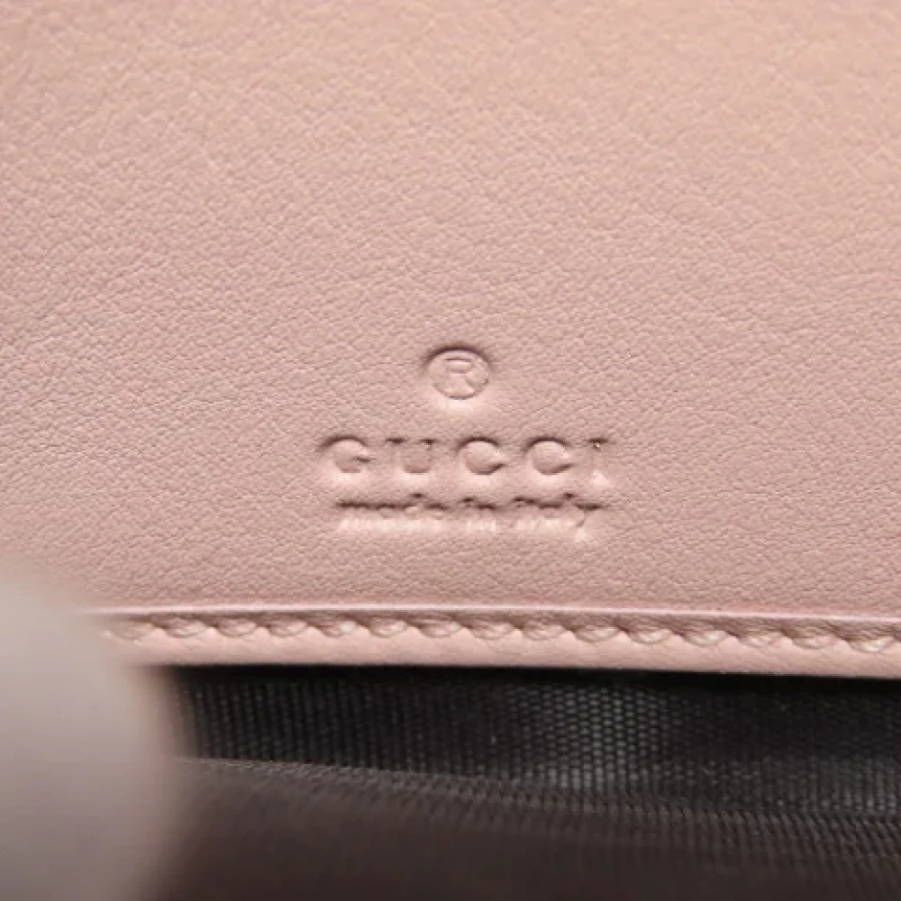 Gucci Vintage Pre-owned Leather wallets Pink Dames