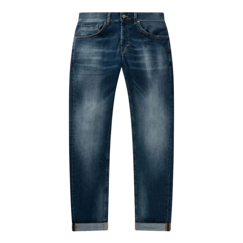 Dondup Donkerblauwe Slim Fit Denim Blue Heren