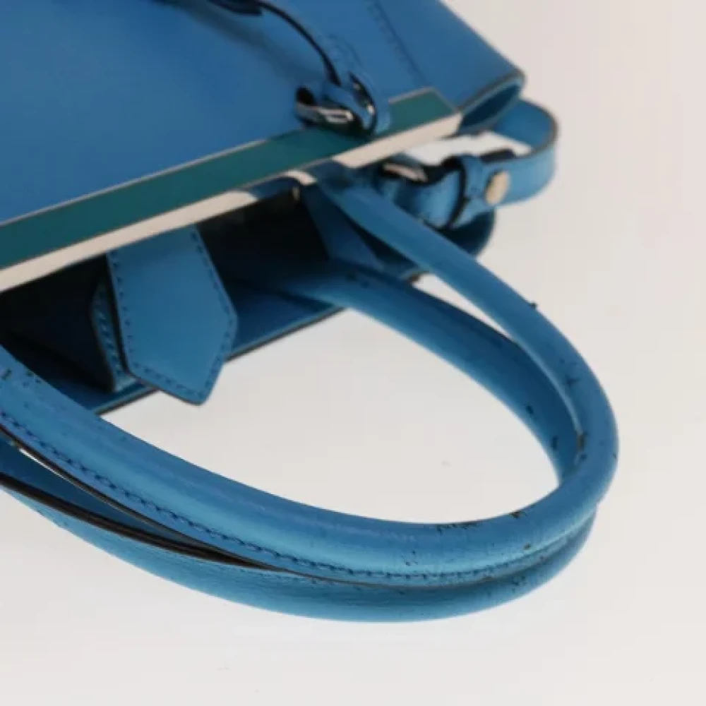 Fendi Vintage Pre-owned Leather fendi-bags Blue Dames