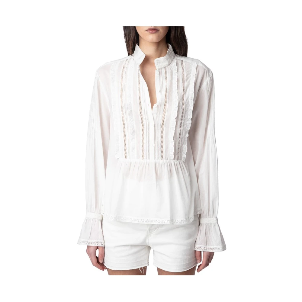 Zadig & Voltaire Chic Men's Shirt White Dames