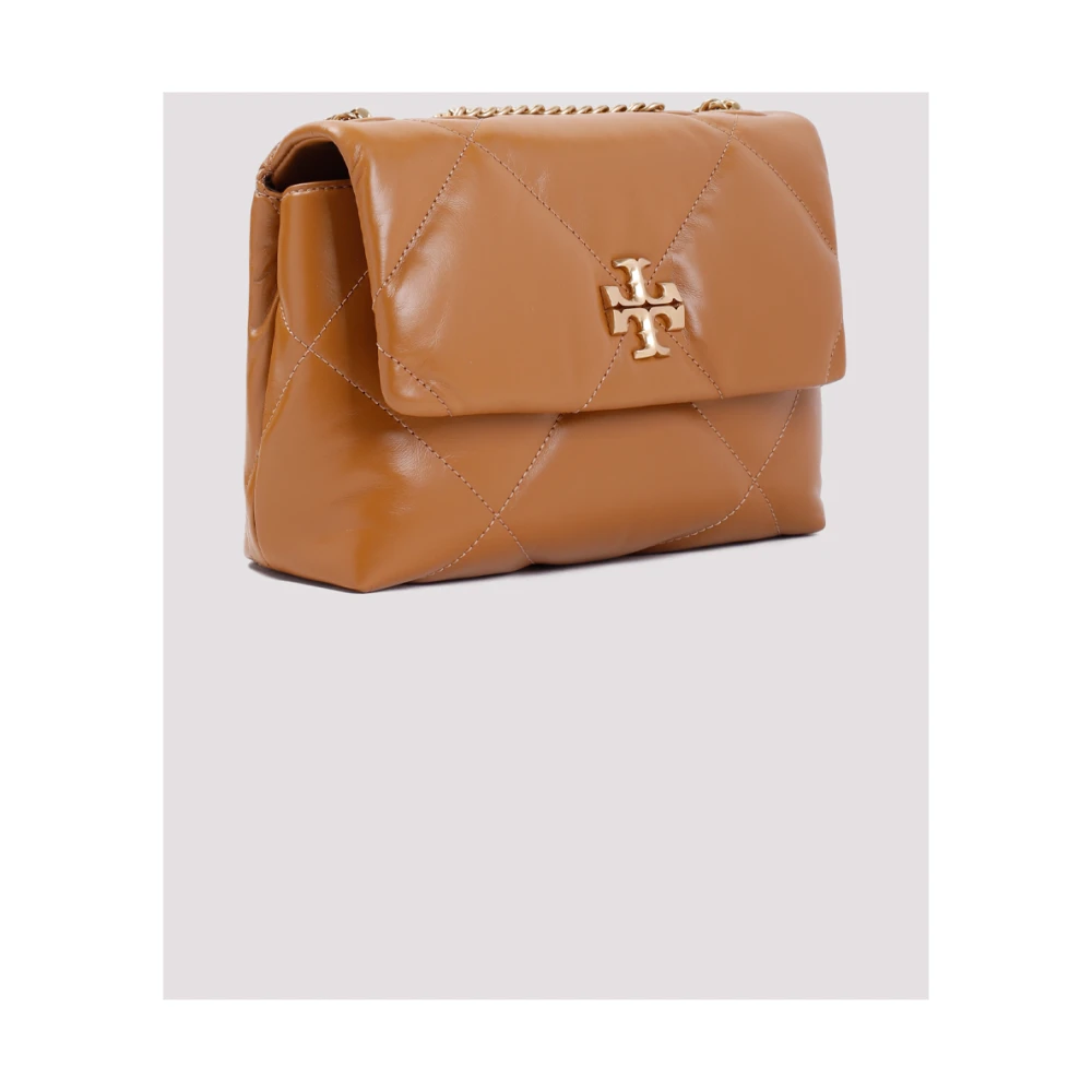 TORY BURCH Kira Diamond Small Bag Brown Dames