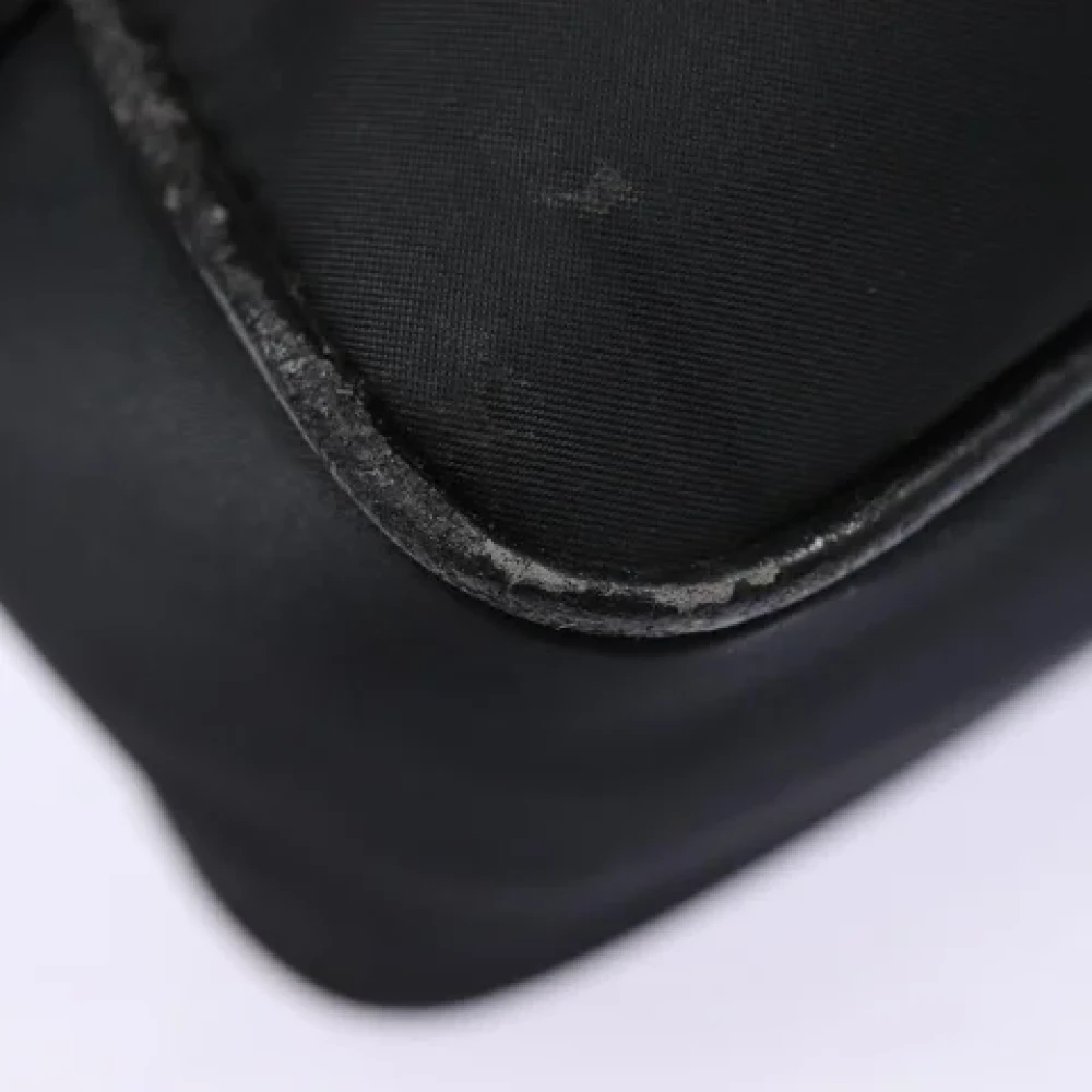 Burberry Vintage Pre-owned Nylon clutches Black Dames