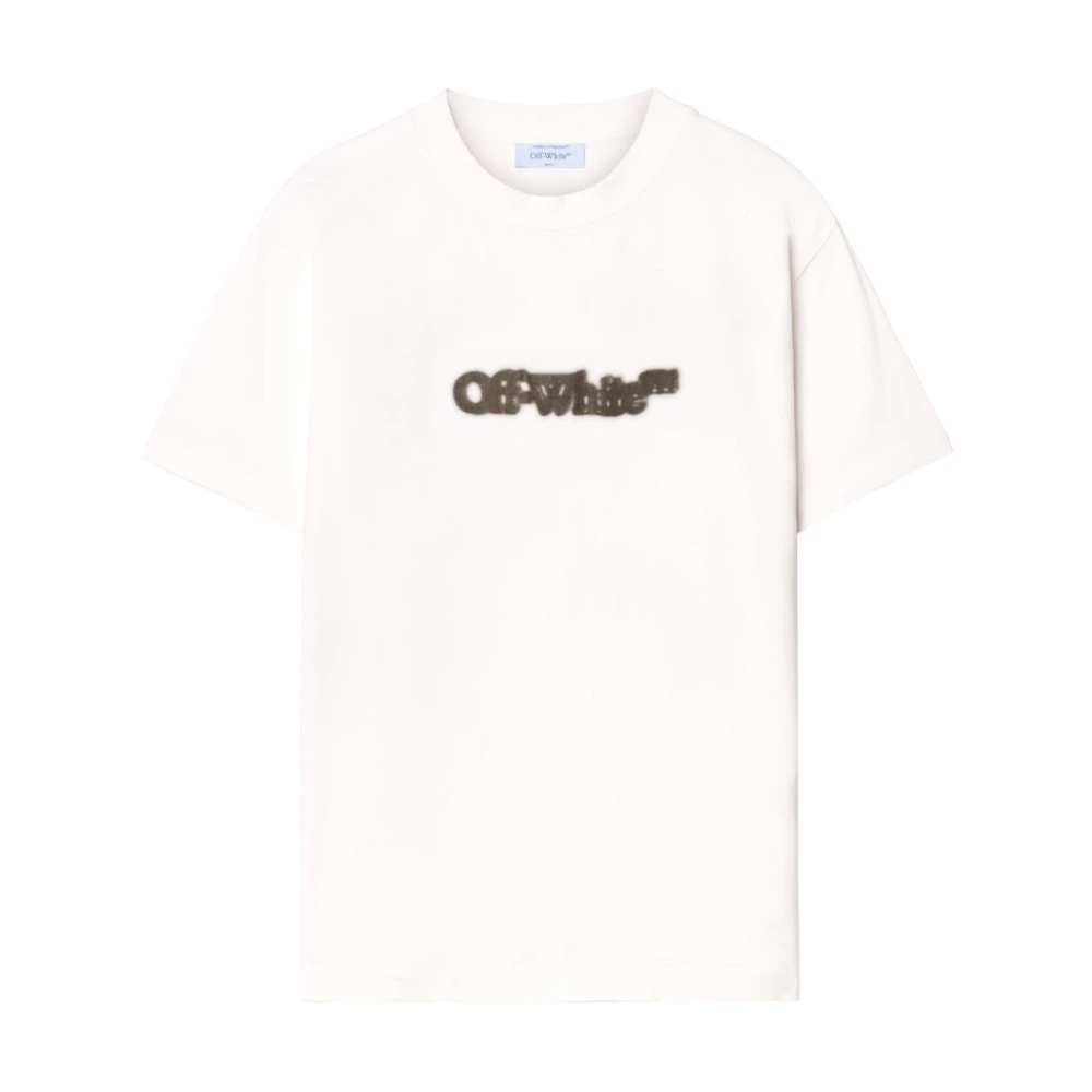 Off White Pijl Spray T-shirt Wit Print White Heren