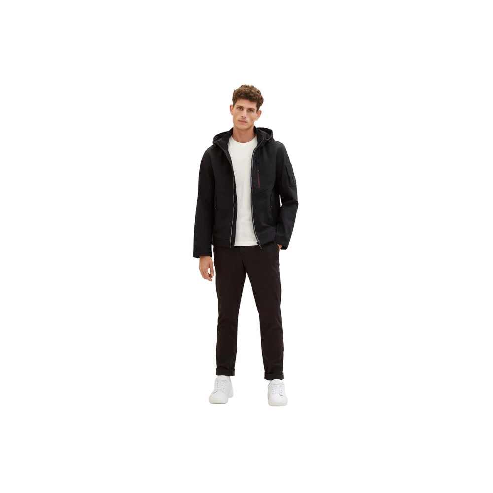 Tom Tailor Zwarte Jas Black Heren