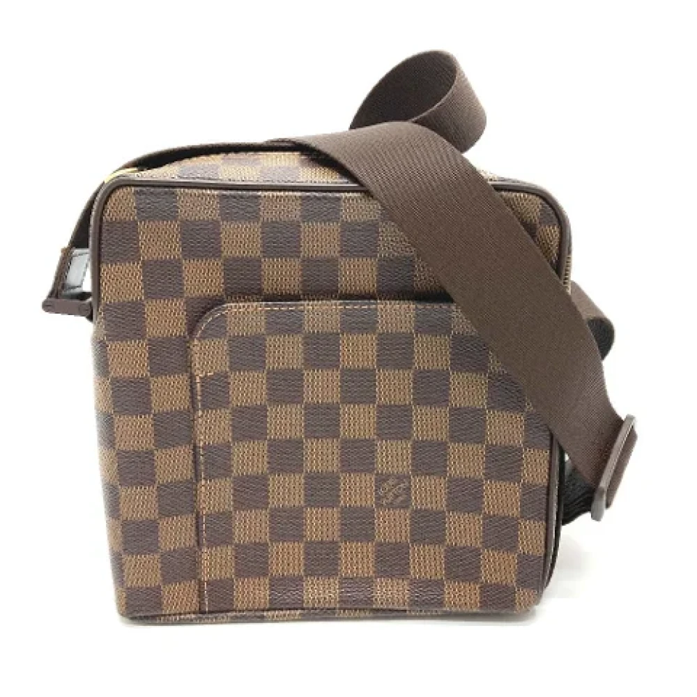 Louis Vuitton Vintage Pre-owned Cotton louis-vuitton-bags Brown Dames