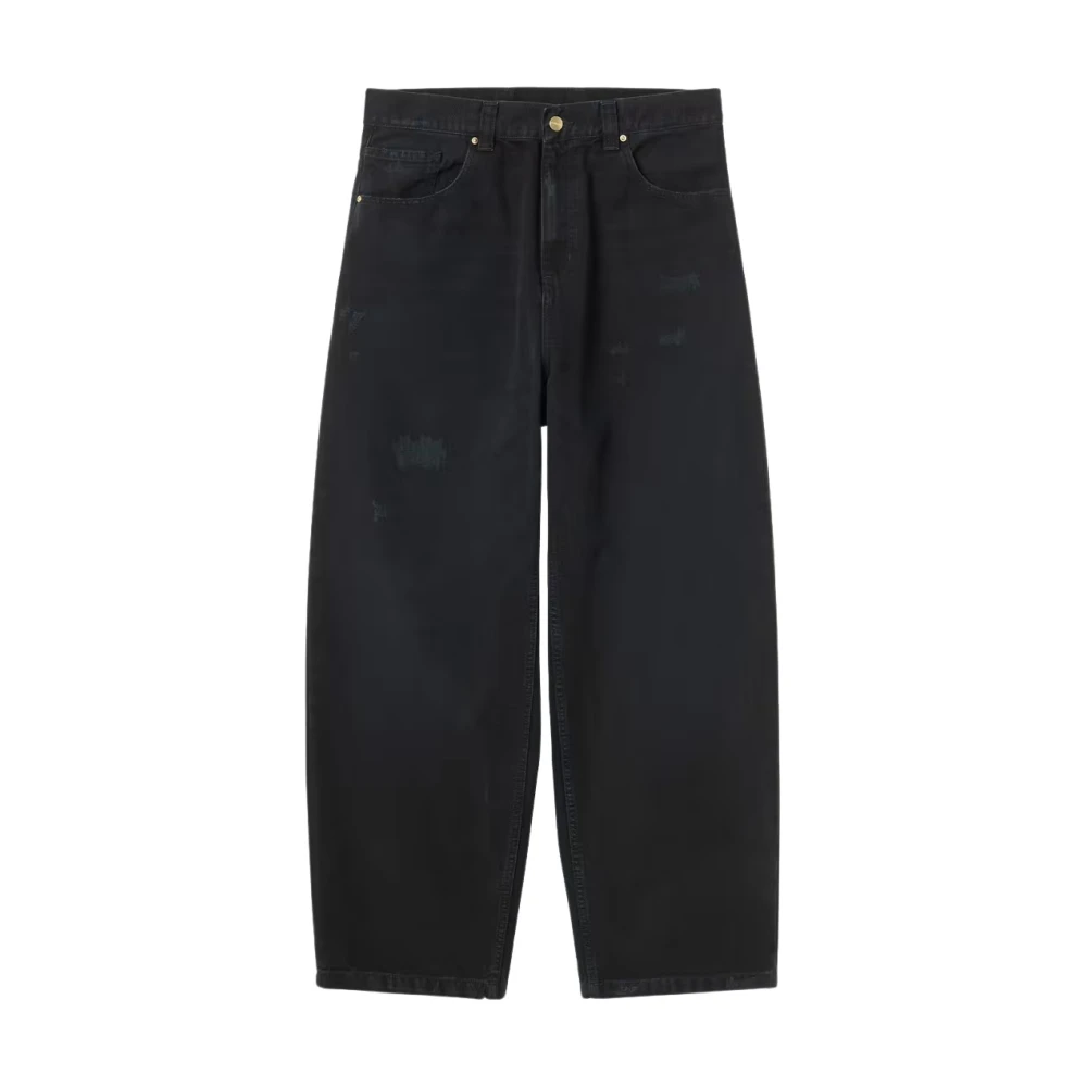 Carhartt Wip Men's Black Loose Fit Jeans, M, Brandon Pant