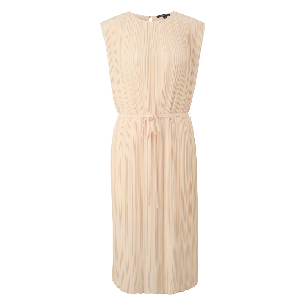 Comma Dresses Beige Dames