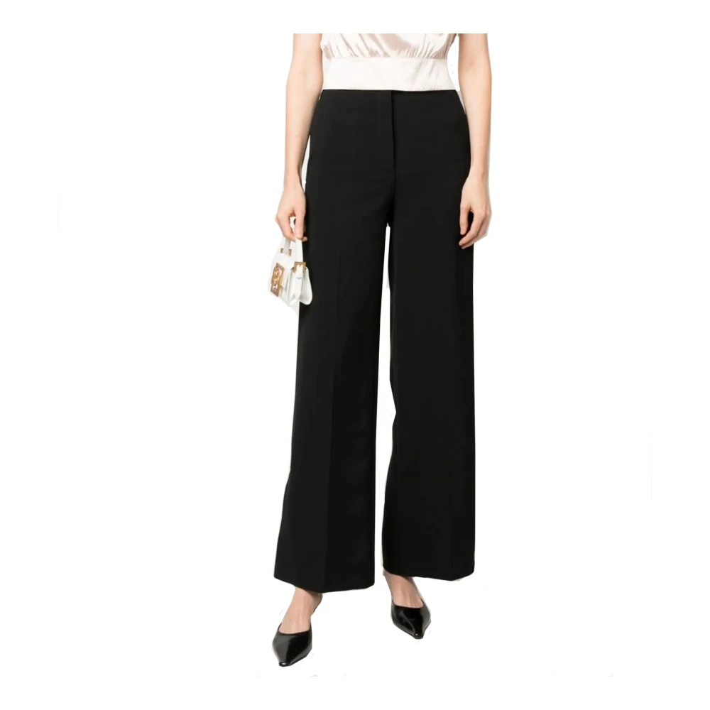 Blanca Vita Palazzo Broek met Zakken en Riem Black Dames