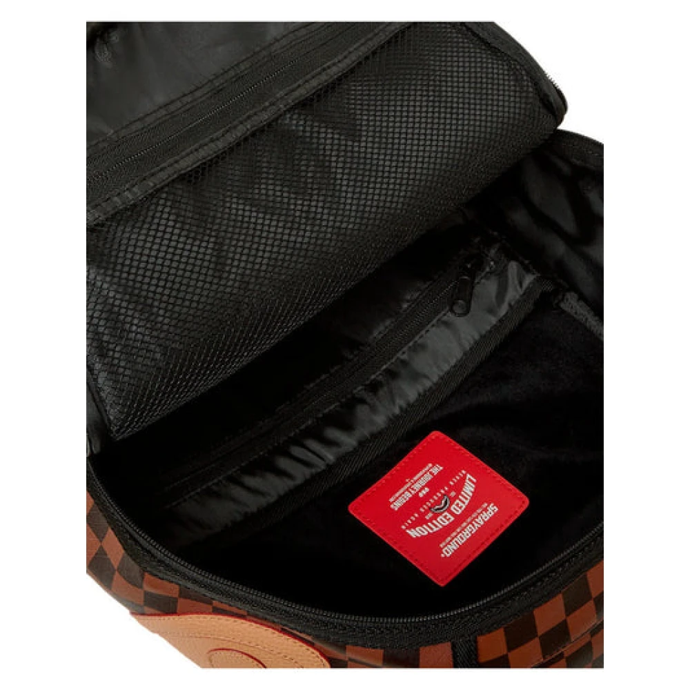 Sprayground Stijlvolle Rugzak voor Dagelijks Gebruik Brown Unisex