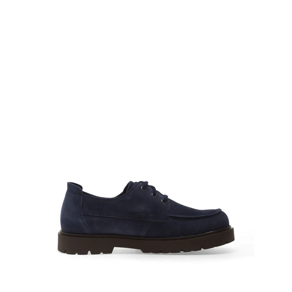 Birkenstock Blue Highwood Moc Lace Low Regular Fit - Male - Laced Shoes - 8 Uk - Shoes