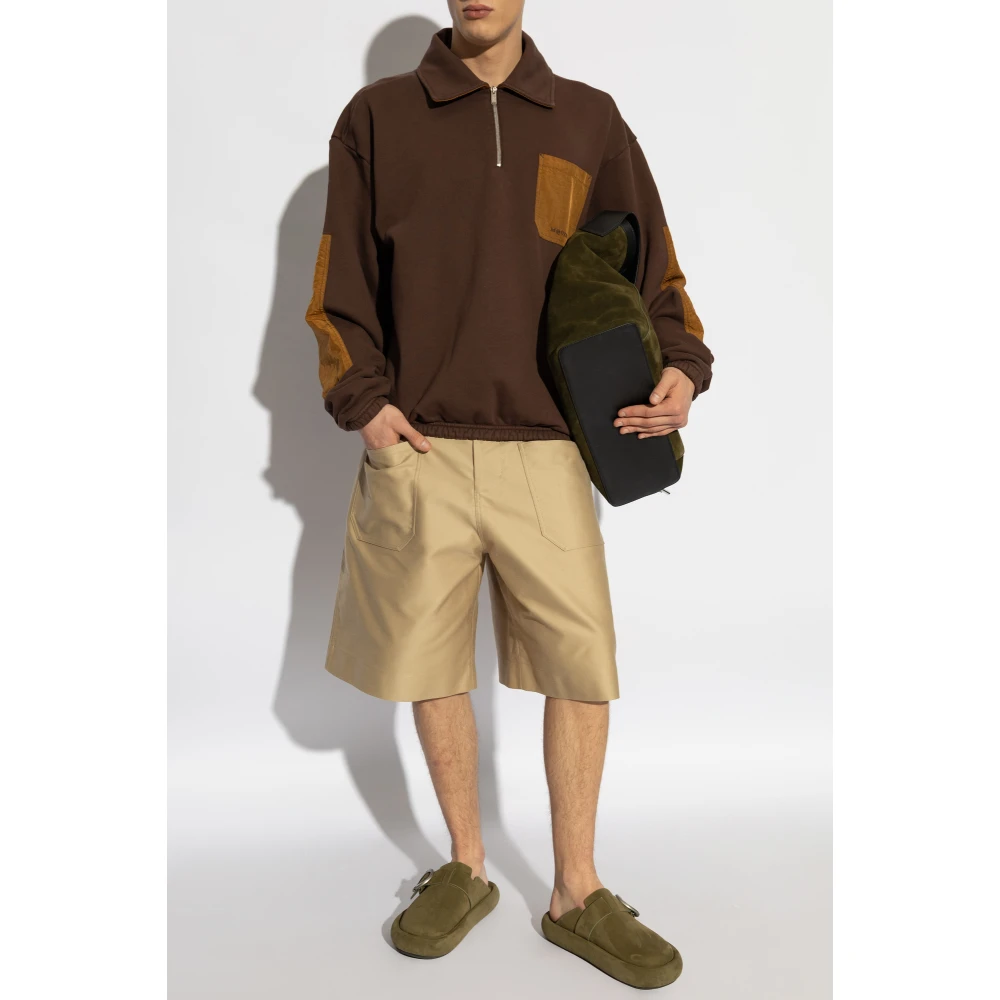 alexander mcqueen Shorts met zakken Beige Heren